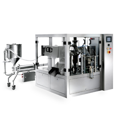 liquid rotary pouch packaging Line