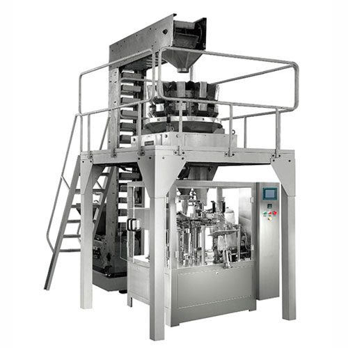 solid rotary pouch packaging Line